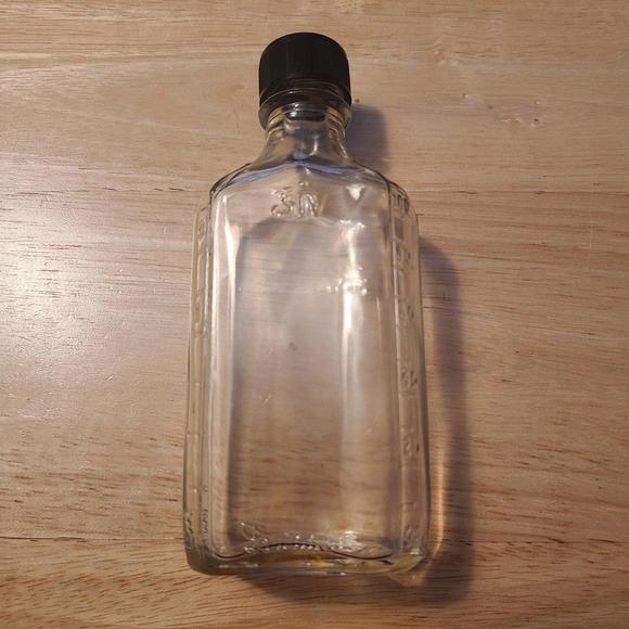 Vintage DuraGlas Medicine Bottle Glass Embossed Clear 3iv - Picture 1 of 5